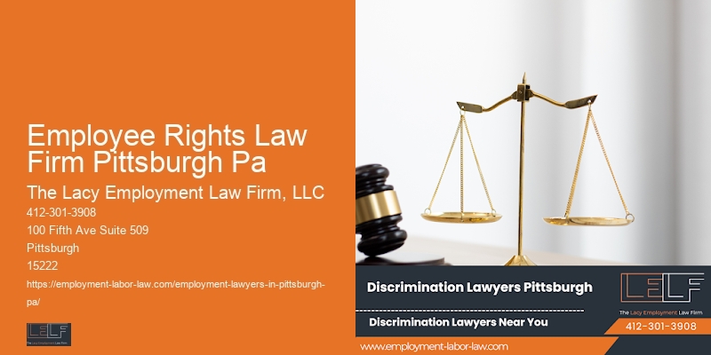 Employee Rights Law Firm Pittsburgh Pa Workplace Harassment Advice