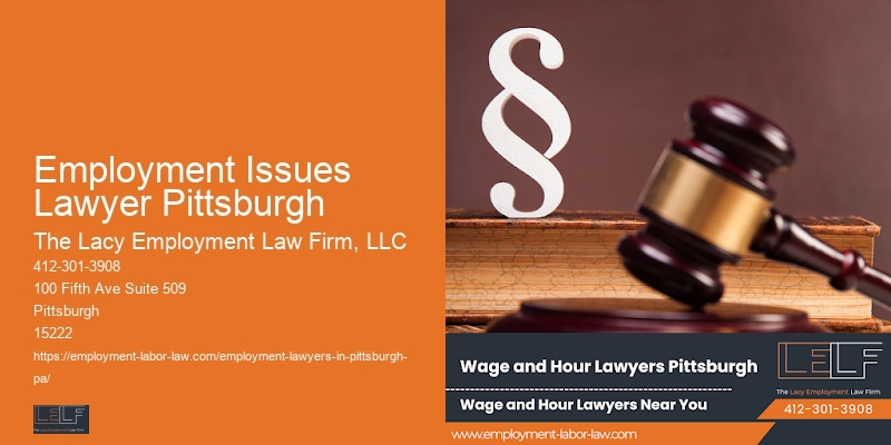 Employment Issues Lawyer Pittsburgh