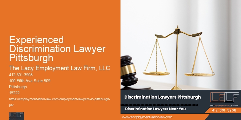 Experienced Discrimination Lawyer Pittsburgh Workplace Dispute Resolution