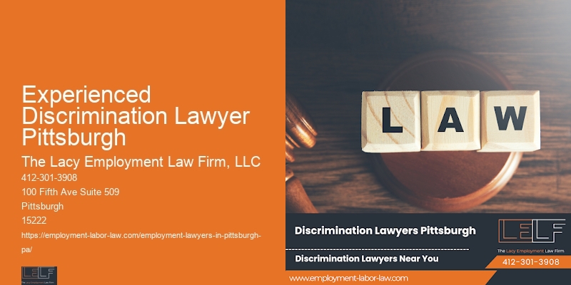 Workplace Legal Rights Lawyer Experienced Discrimination Lawyer Pittsburgh