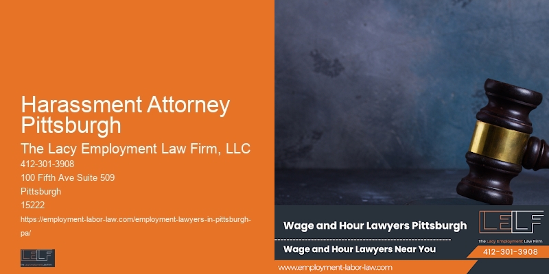 Wrongful Termination Support Harassment Attorney Pittsburgh