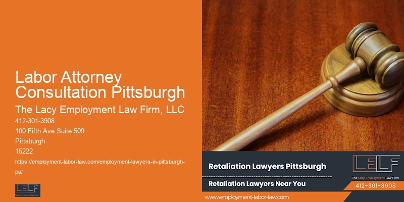 Employment Law Firms Labor Attorney Consultation Pittsburgh Pa