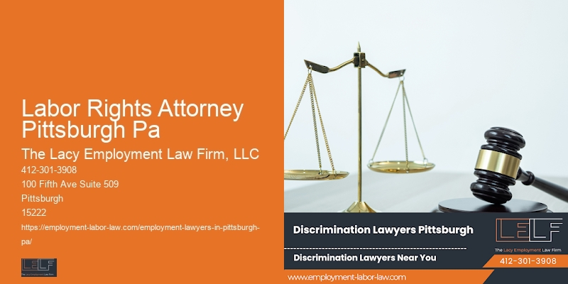Wrongful Dismissal Attorney Labor Rights Attorney Pittsburgh Pa