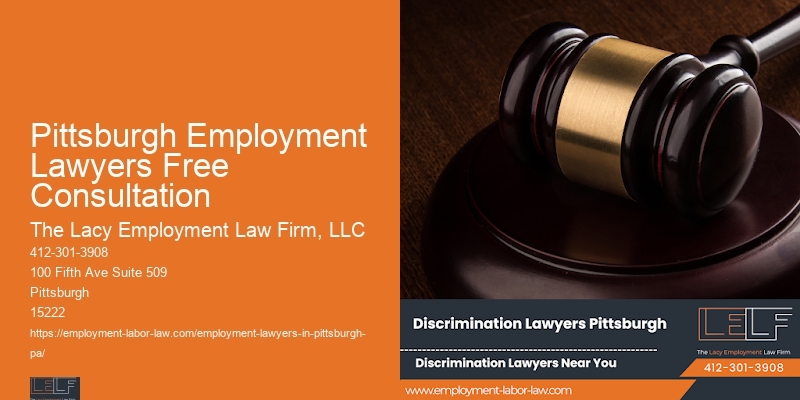 Pittsburgh Employment Lawyers Free Consultation