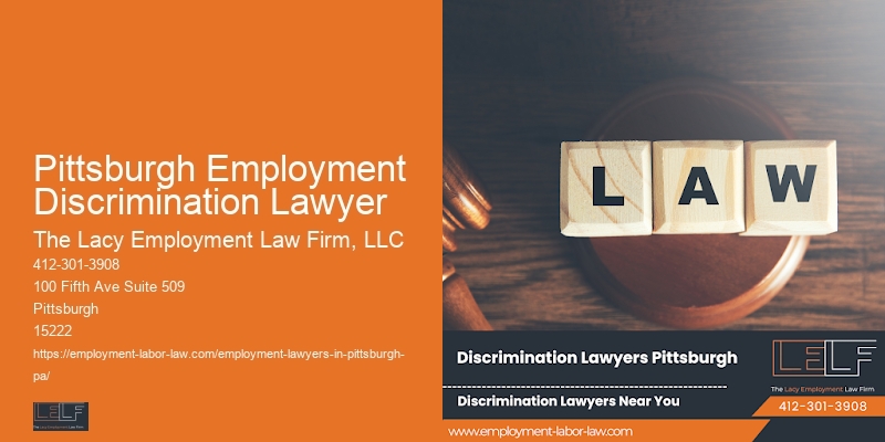 Labor Attorney Services Pittsburgh Employment Discrimination Lawyer Pa