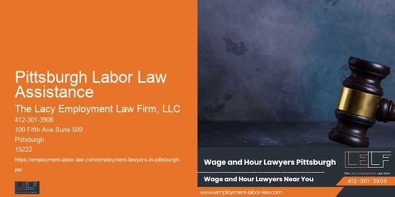 Affordable Wrongful Termination Attorney Pittsburgh Labor Law Assistance