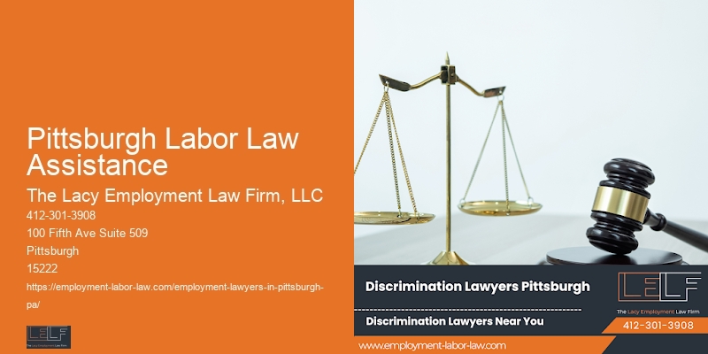 Pittsburgh Labor Law Assistance Workplace Lawsuit Services