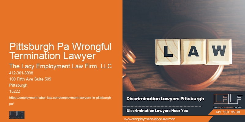 Workplace Harassment Legal Advice Pittsburgh Pa Wrongful Termination Lawyer