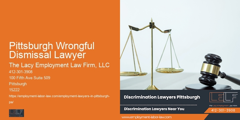 Best Employee Protection Lawyer Pittsburgh Wrongful Dismissal Lawyer