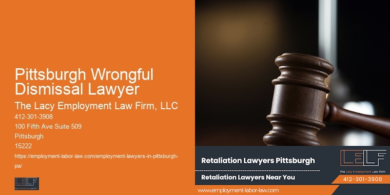 Employment Contract Lawyer Services Pittsburgh Wrongful Dismissal Lawyer