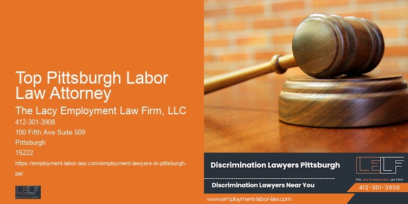 Experienced Discrimination Attorney Top Pittsburgh Labor Law Attorney