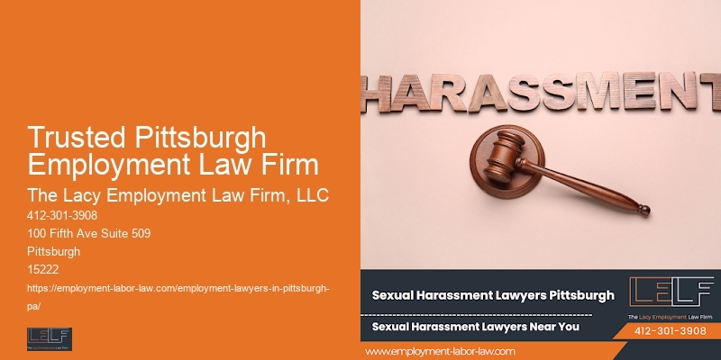 Workplace Harassment Law Firm Trusted Pittsburgh Employment Law Firm
