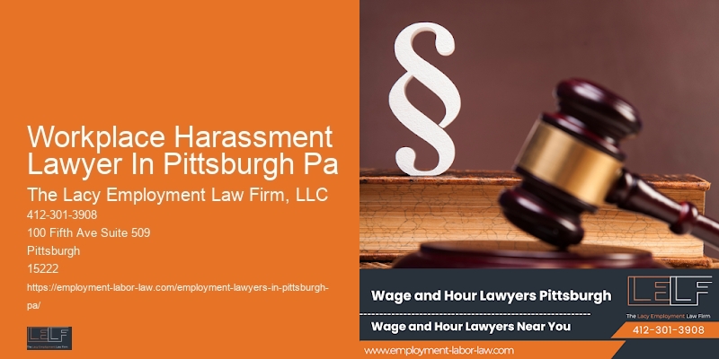 Workplace Harassment Lawyer In Pittsburgh Pa