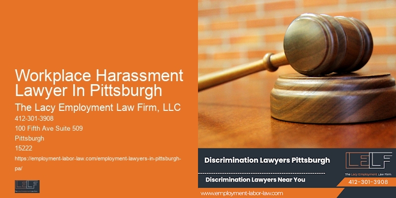 Workplace Harassment Lawyer In Pittsburgh Employment Law Consultation Services