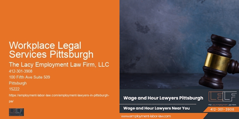 Workplace Legal Services Pittsburgh Employee Rights Consultation