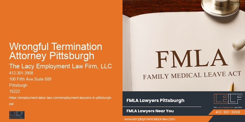 Wrongful Termination Attorney Pittsburgh North Shore Labor Law Consultation