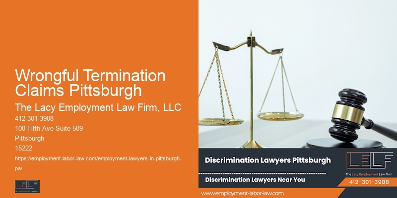 Workplace Harassment Attorney Services Wrongful Termination Claims Pittsburgh