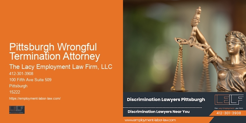 Pittsburgh Wrongful Termination Attorney