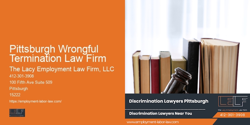 Pittsburgh Wrongful Termination Law Firm