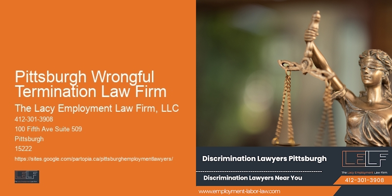Pittsburgh Wrongful Termination Law Firm
