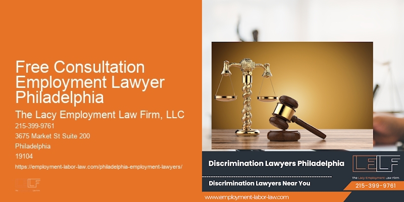 Free Consultation Employment Lawyer Philadelphia