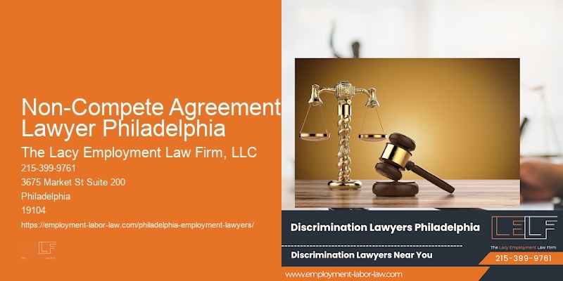 Non-Compete Agreement Lawyer Philadelphia