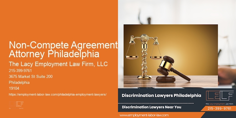 Non-Compete Agreement Attorney Philadelphia