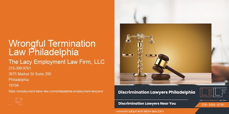 Wrongful Termination Law Philadelphia