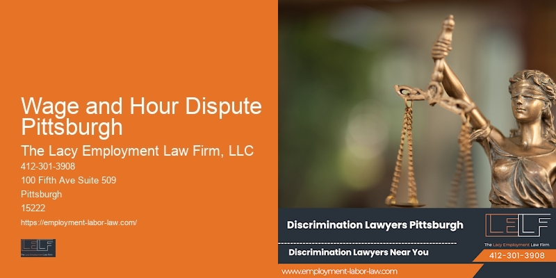 Wage and Hour Dispute Pittsburgh