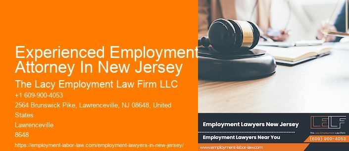 Experienced Employment Attorney In New Jersey