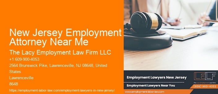 New Jersey Employment Attorney Near Me