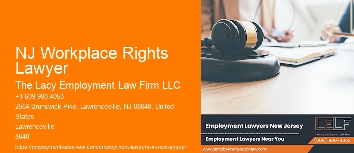 NJ Workplace Rights Lawyer