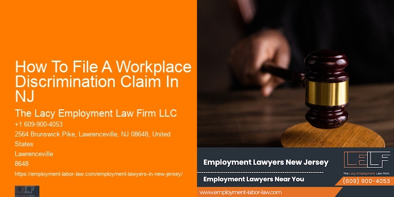 How To File A Workplace Discrimination Claim In NJ