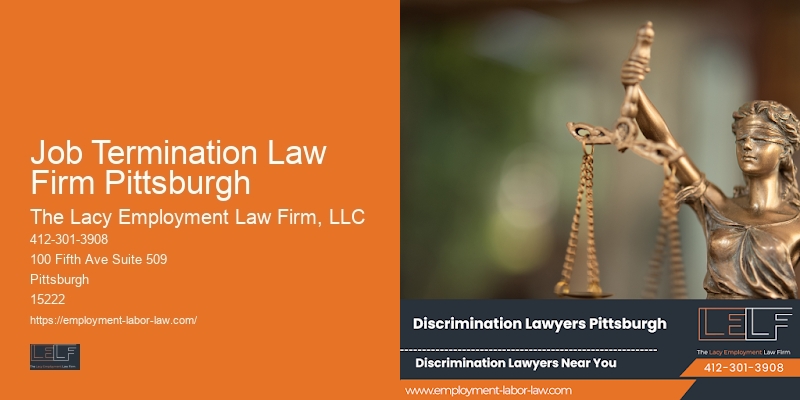 Job Termination Law Firm Pittsburgh
