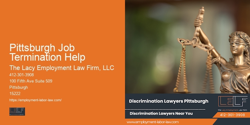 Pittsburgh Job Termination Help