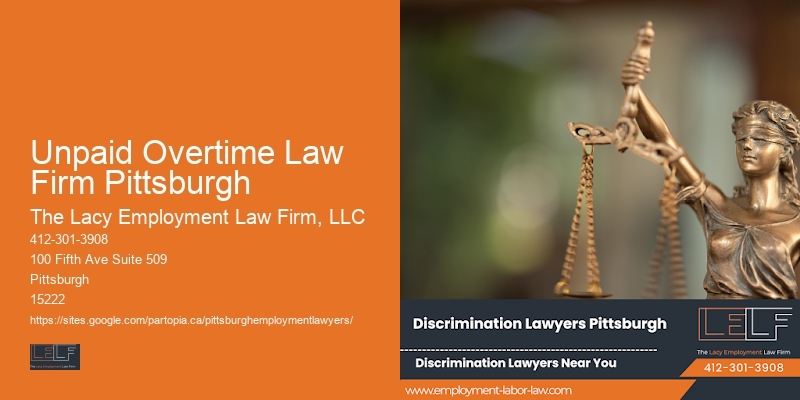 Unpaid Overtime Law Firm Pittsburgh