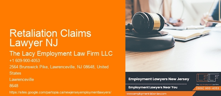 Retaliation Claims Lawyer NJ
