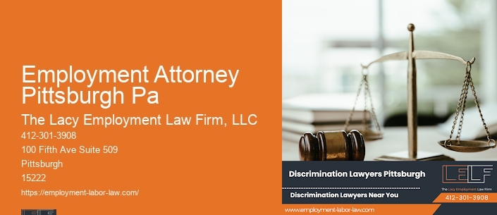 Employment Attorney Pittsburgh Pa