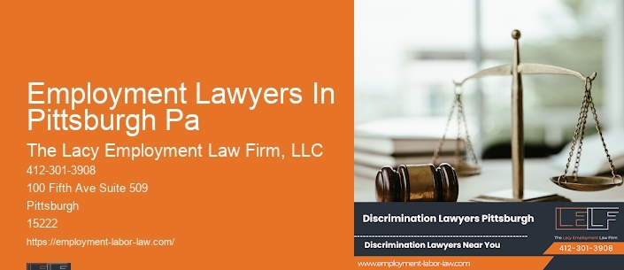 Employment Lawyers In Pittsburgh Pa