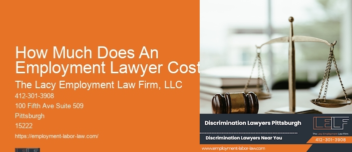How Much Does An Employment Lawyer Cost
