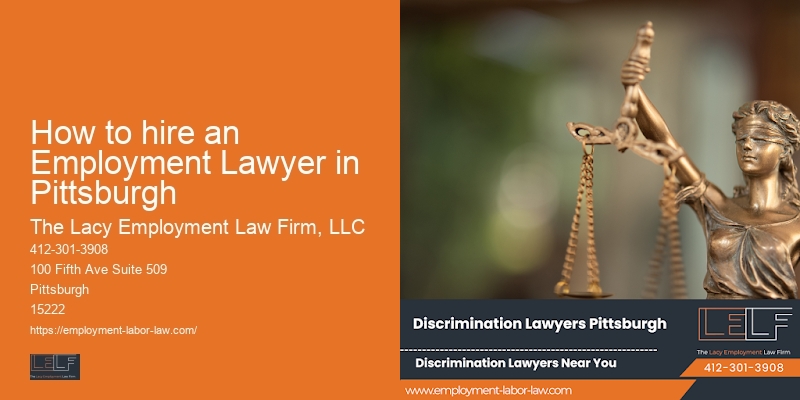 How to hire an Employment Lawyer in Pittsburgh