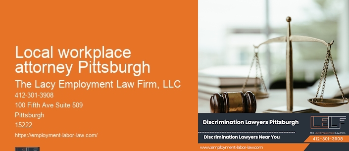 Local workplace attorney Pittsburgh