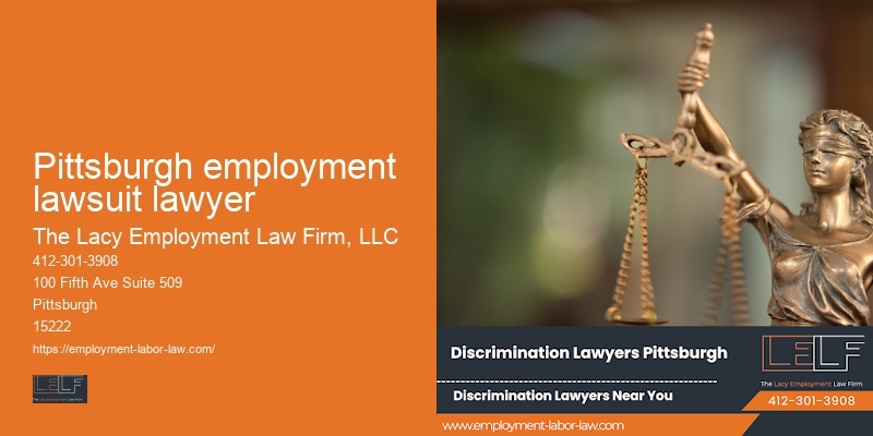 Pittsburgh employment lawsuit lawyer