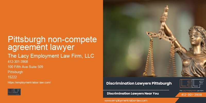Pittsburgh non-compete agreement lawyer