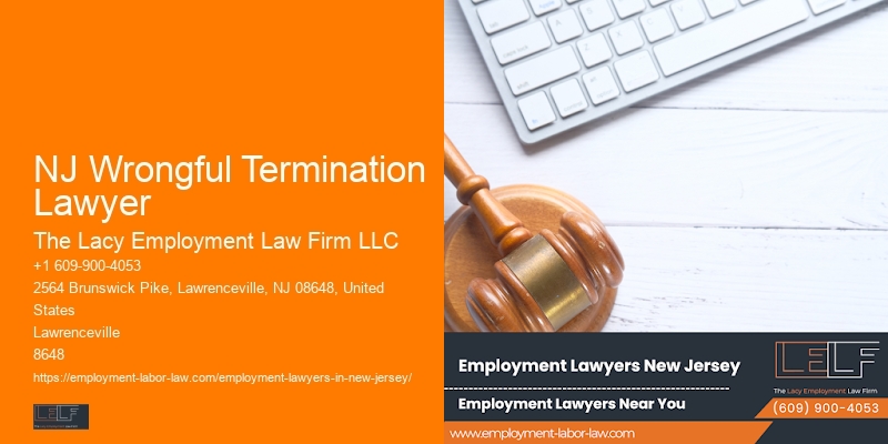 NJ Wrongful Termination Lawyer