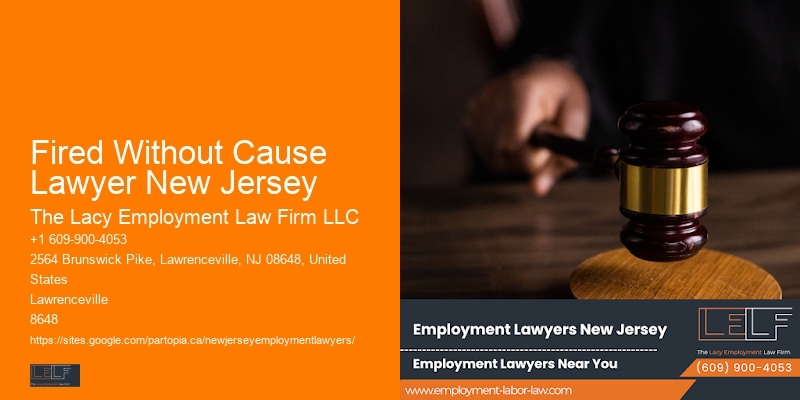 Fired Without Cause Lawyer New Jersey
