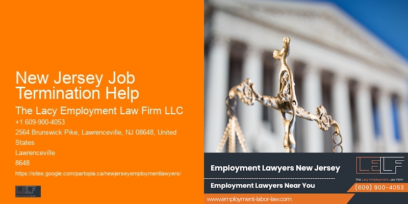 New Jersey Job Termination Help