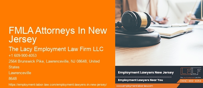 FMLA Attorneys In New Jersey