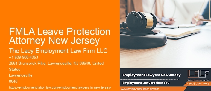 FMLA Leave Protection Attorney New Jersey