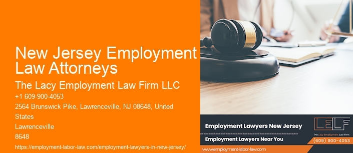 New Jersey Employment Law Attorneys